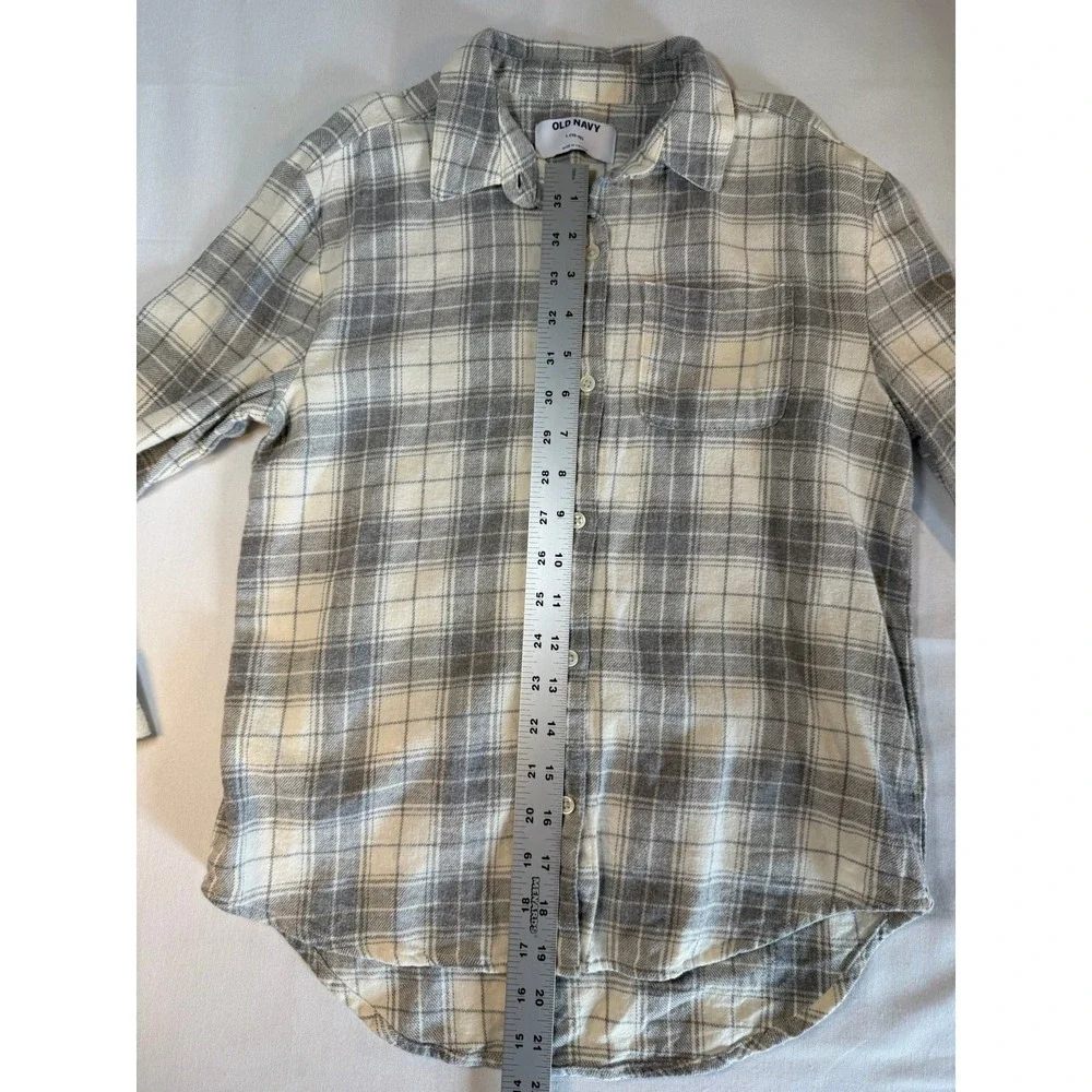 Old Navy Boys Long Sleeve Flannel Size‎ 10-12